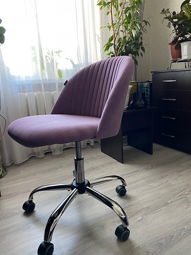 Компьютерное кресло Melody розовое фото покупателя 210