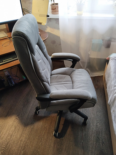 Компьютерное кресло Traun dark gray / black фото покупателя 11