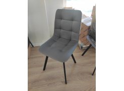 Стул на металлокаркасе Чилли светло-серый / черный фото покупателя 158