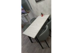 Стул на металлокаркасе Gabi blue / black фото покупателя 61