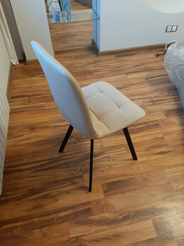 Стул на металлокаркасе Чилли К кирпичный / черный фото покупателя 457