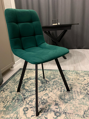 Стул на металлокаркасе Чилли синий / белый фото покупателя 1493