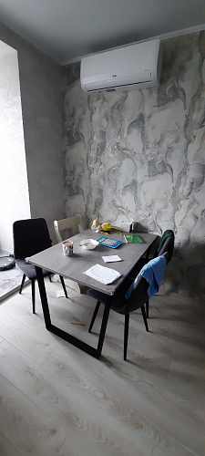 Деревянный стол Лота Лофт 120х75 белый матовый / дуб крафт золотой фото покупателя 339