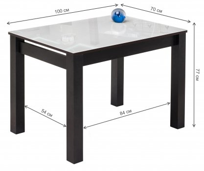 Стеклянный стол Раймунд венге