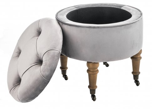 Банкетка Silva серая