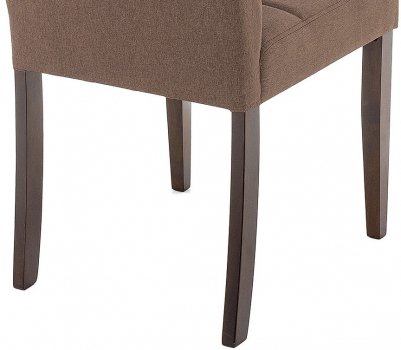 Стул Madina dark walnut / fabric brown