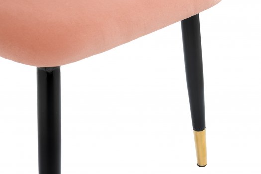 Стул на металлокаркасе Orly pink / grey