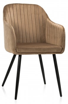 Стул на металлокаркасе Slam dark beige