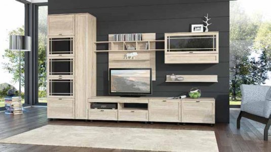 ТВ-тумба №174 МК 47 ель 3D