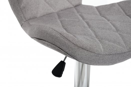 Барный стул Porch grey fabric
