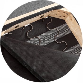 Стул Amelia dark walnut / fabric beige