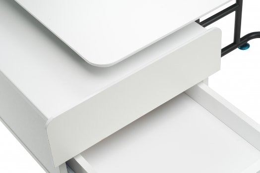 Компьютерный стол Desk white / black