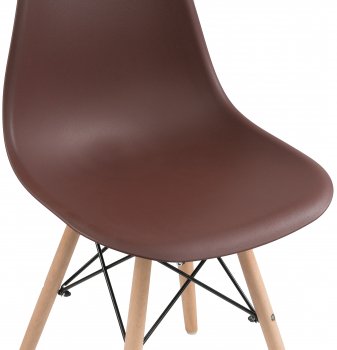 Пластиковый стул Eames PC-015 brown