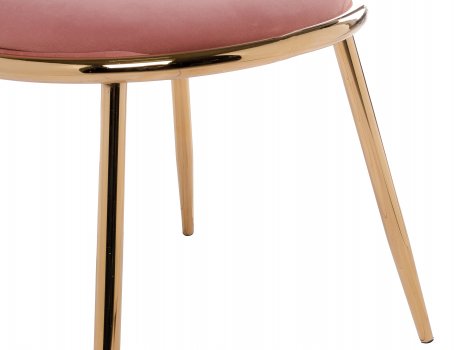 Стул на металлокаркасе Alt dark coral