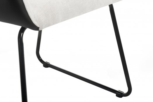 Стул Stef light grey / black