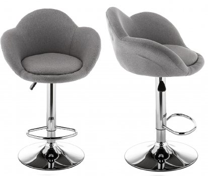 Барный стул Cotton серый