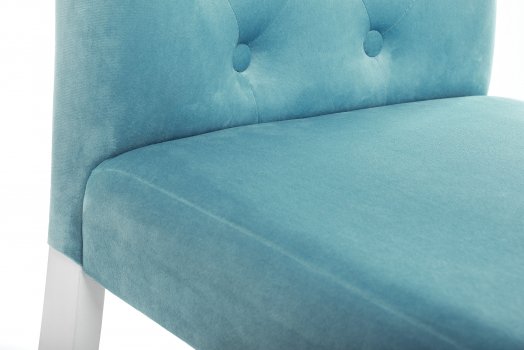 Стул Amelia white / fabric tiffany