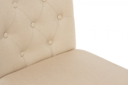 Стул Amelia white / fabric cream