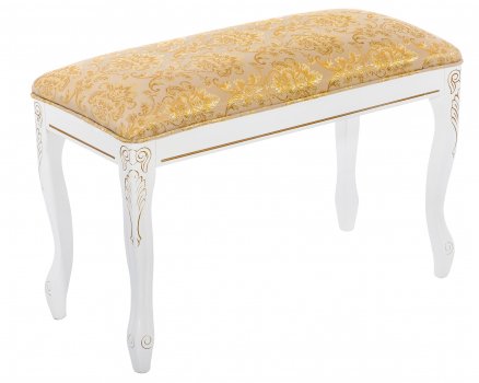 Банкетка Валентино патина золото 304 / бежевый