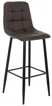 Барный стул Chio black / dark brown