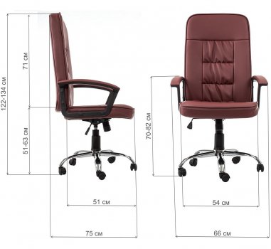 Компьютерное кресло Bravo бордо