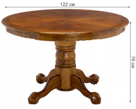 Деревянный стол GR RNDT 4872 SCC