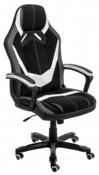 Компьютерное кресло Bens серое / черное / белое